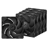 ARCTIC P14 Pro PST 14cm PWM Case Fan w/ Cable Splitter (5 Pack), Fluid Dynamic Bearing, 400 - 2500 RPM, Black - FIXgenie